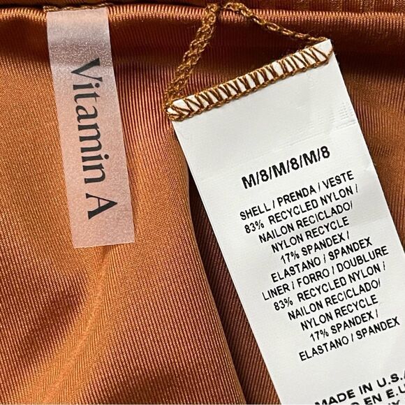 NWT VITAMIN A Demi Top Midori Bottom Bikini Set M - Picture 12 of 13